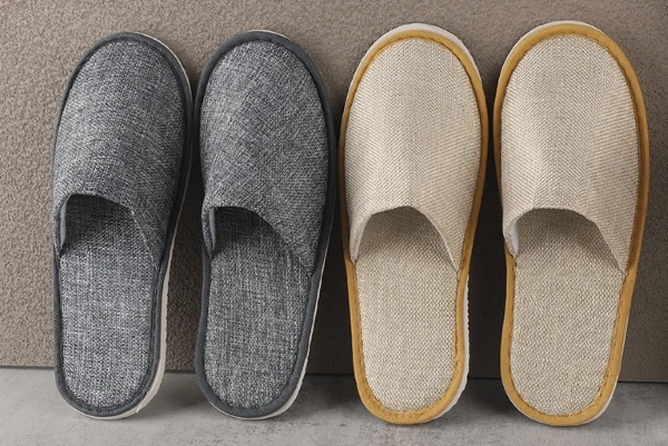 cotton linen slipper cotton linen slipper